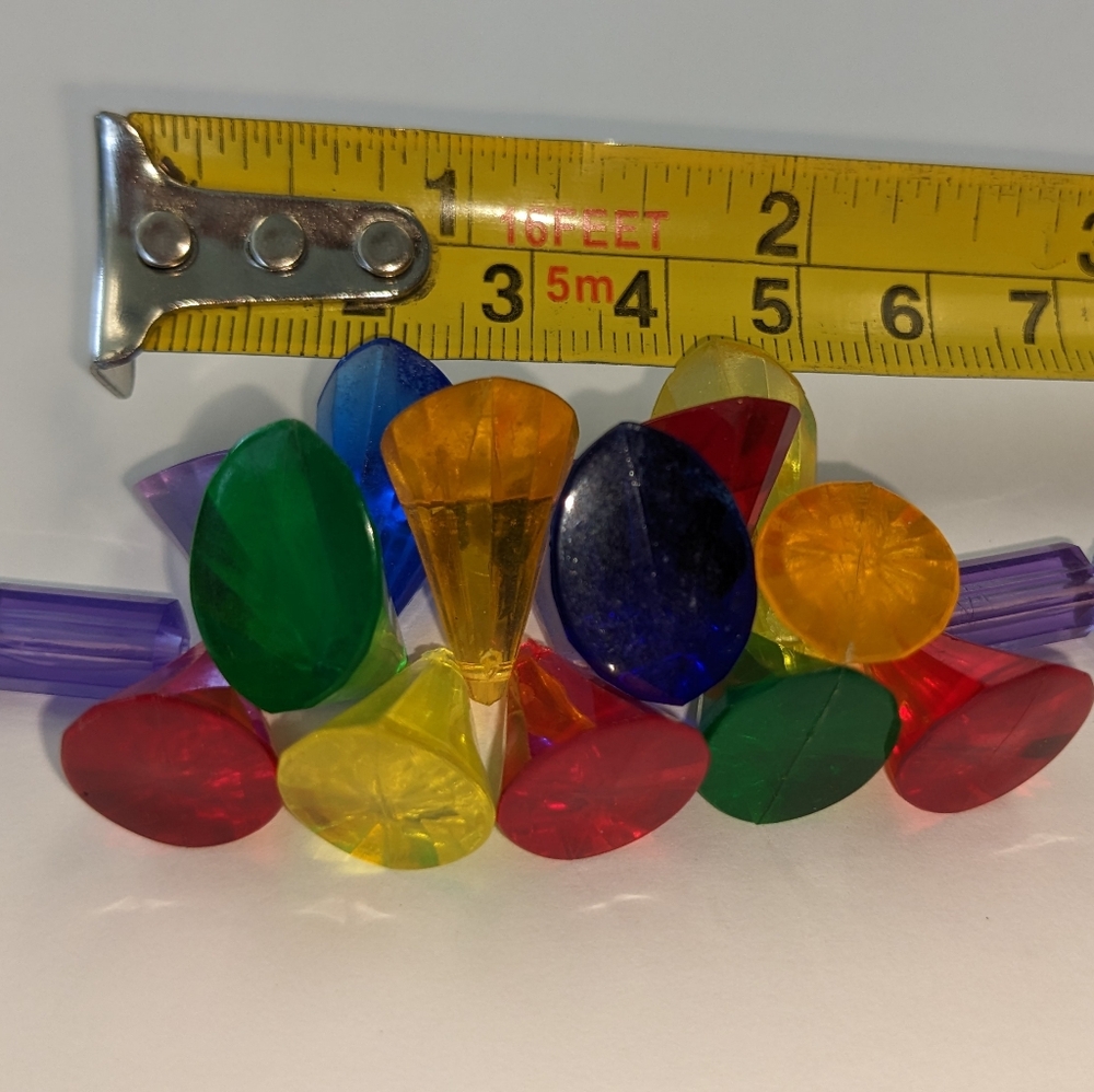 VTG RAINBOW CONE BEAD NECKLACE - Picture 10 of 11